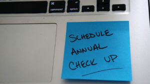 Reminder to Schedule Annual Check Up